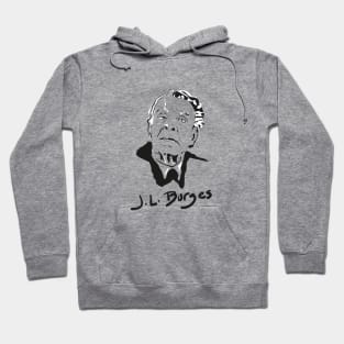 Portrait of Jorge Luis Borges Hoodie